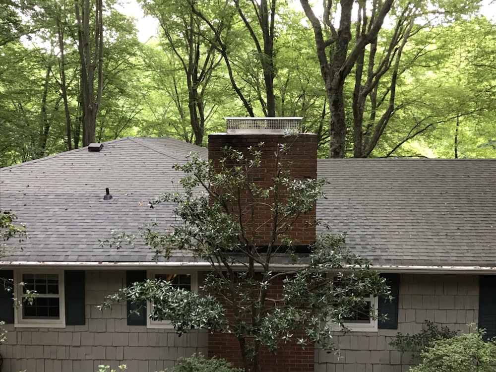 Forever Cap Stainless Steel Chimney Cap Installed