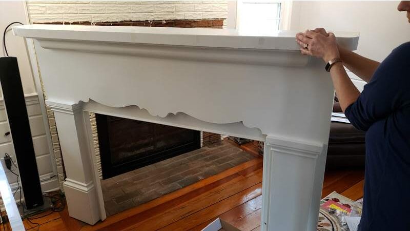 removed mantel