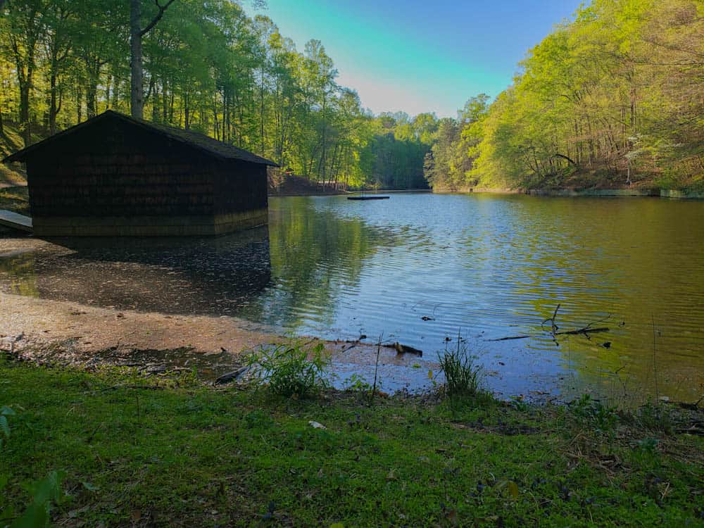 Enjoying Spring and a Waterfall