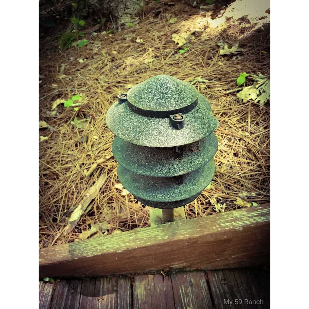 Replace and update Landscaping Pagoda Pathway Lights 3 OLD Pagoda Pathway lights