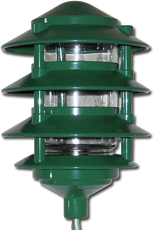 Replace and update Landscaping Pagoda Pathway Lights 2 Pagoda Green lights