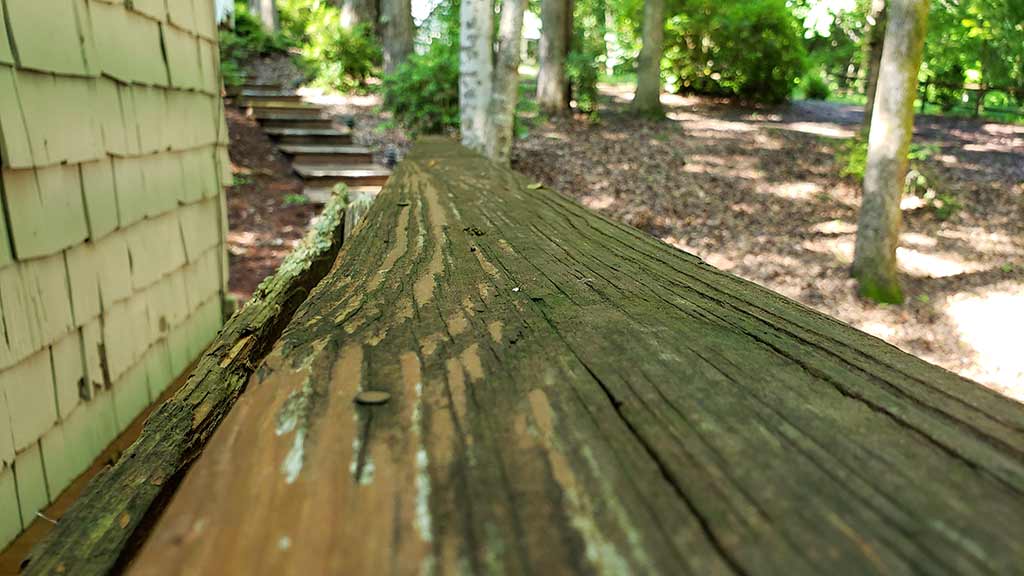 Old Deck Railing repair