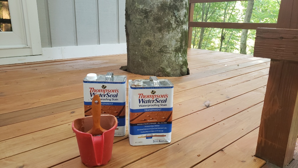 Successful Deck Refinishing and Essential Repair to a Staircase 6 Restoring a Deck Thompsons Water Seal