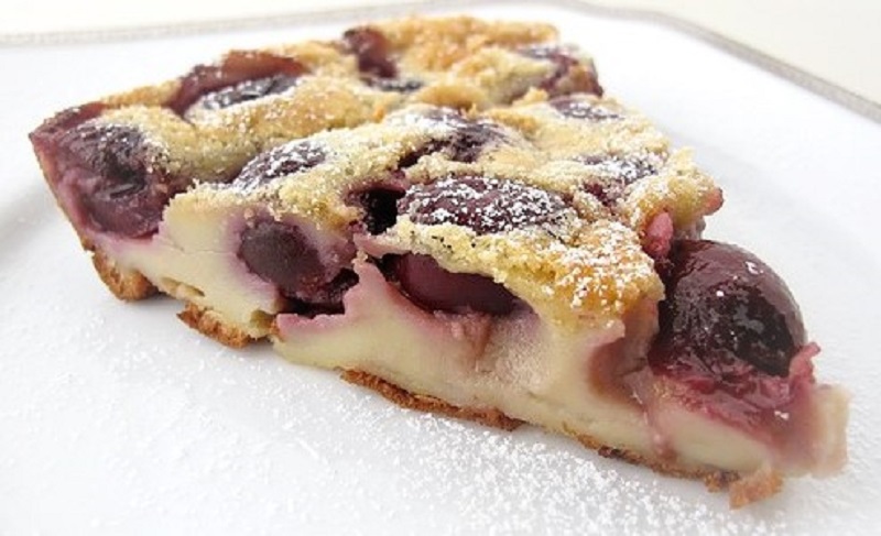 French Cherry Pie Recipe (Clafoutis)