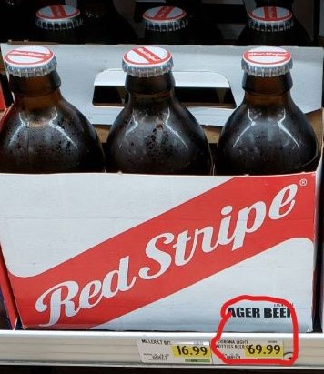 Red Stripe Beer - Turks and Caicos
