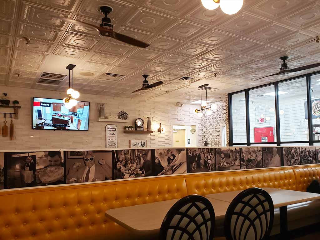 A Tasteful Mid-Century Modern Designed Restaurant 3 Mama Zoes dining room