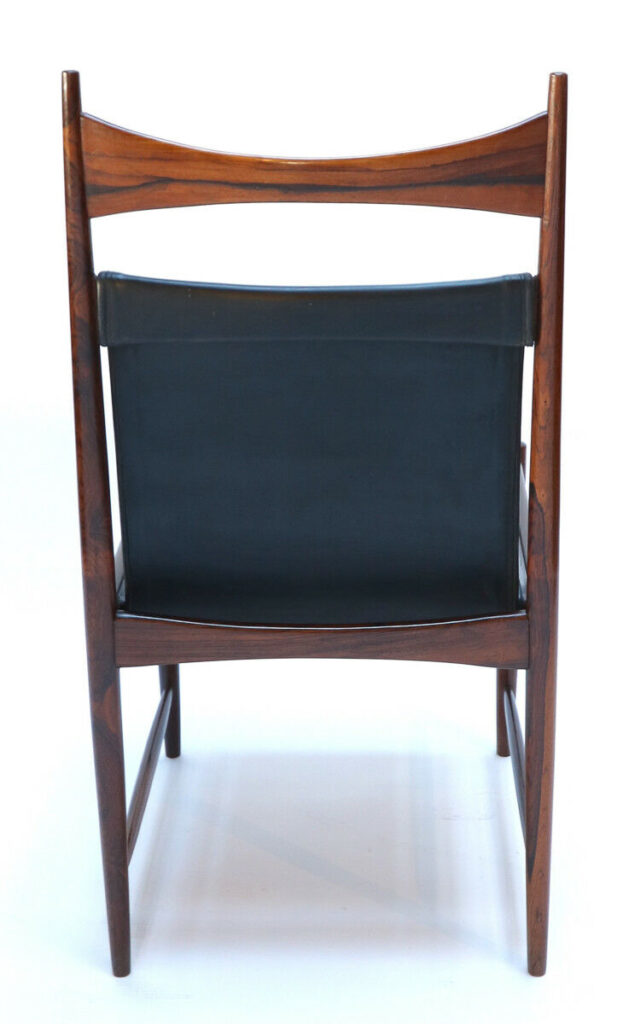 Brazilian Jacaranda Cantu Chairs, Mid-Century Furniture