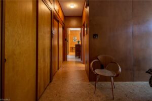 1959 Mid-Century Modern hallway