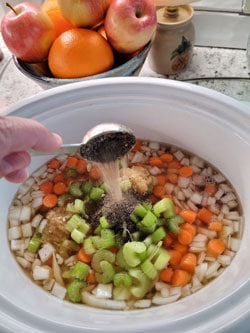 Black Pepper for Split pea soup