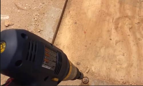 Hole Saw to Cutout Particle Board