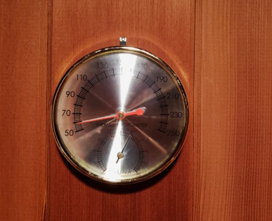 Sauna Heater Thermometer 