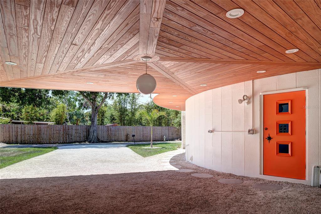 MCM Wood Carport ceiling