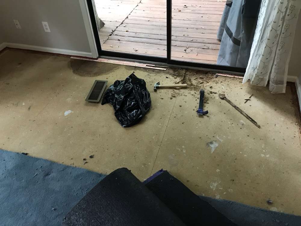 Water Damage on sub flooring