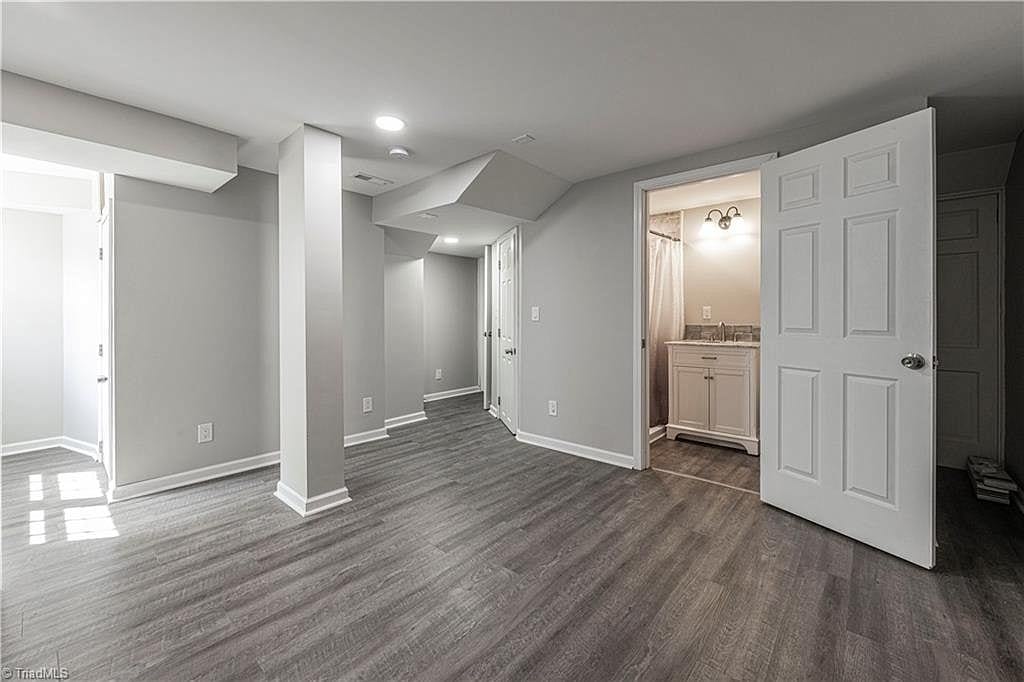 Basement bedroom