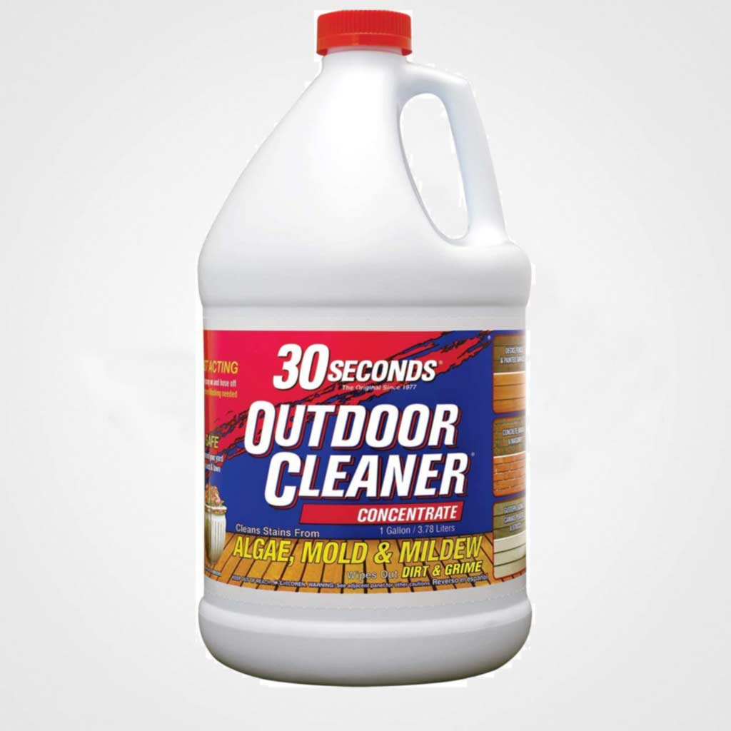 30 Seconds Outdoor Cleaner concentrate to kill mold mildew and algae