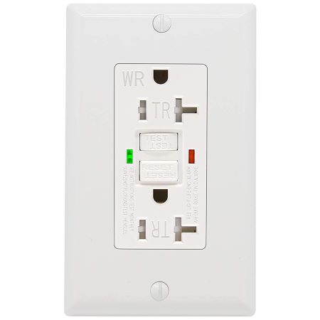 GFCI outdoor indoor electrical outlet