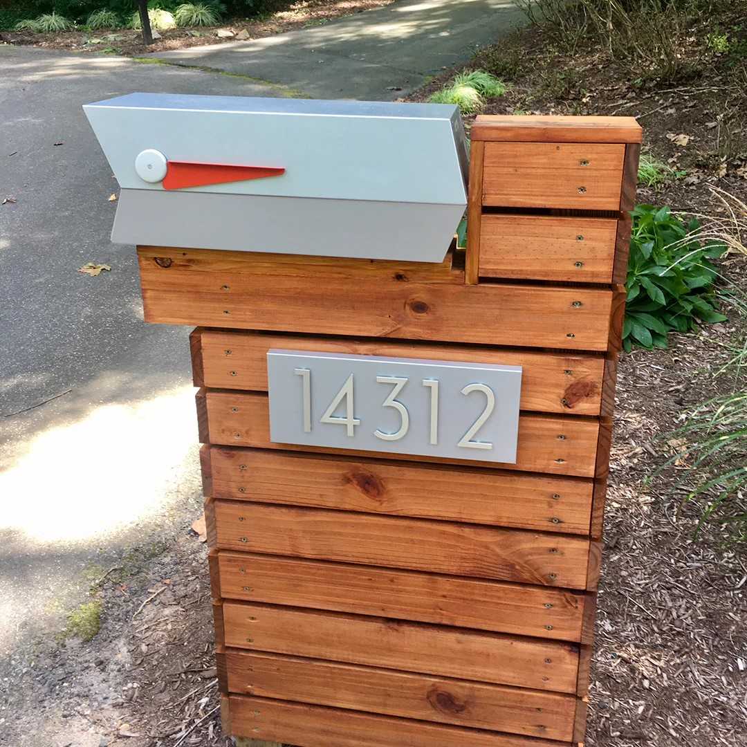 mid-century mailbox