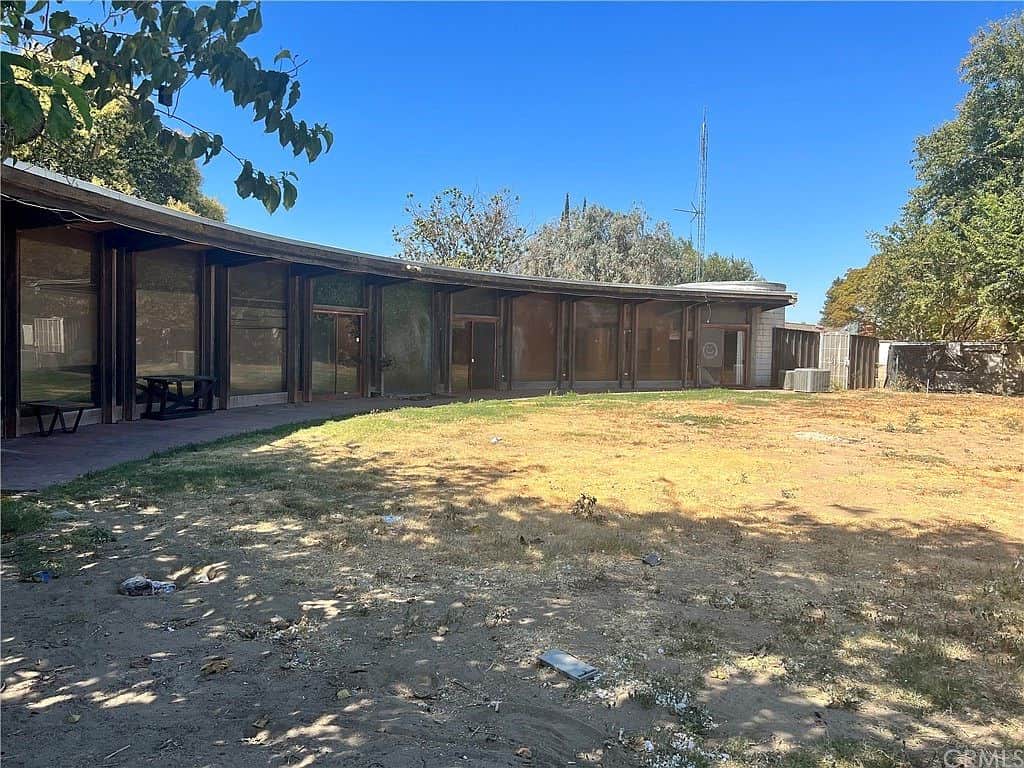 1962 Wedding Present Mid-Century Modern backyard side entrance