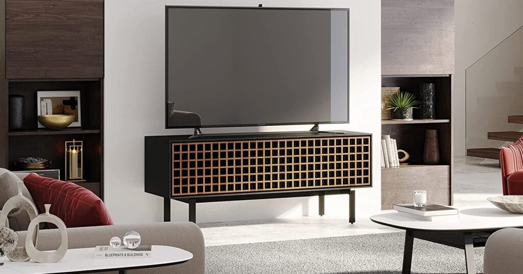 Raise the bar with a mid century modern TV stand