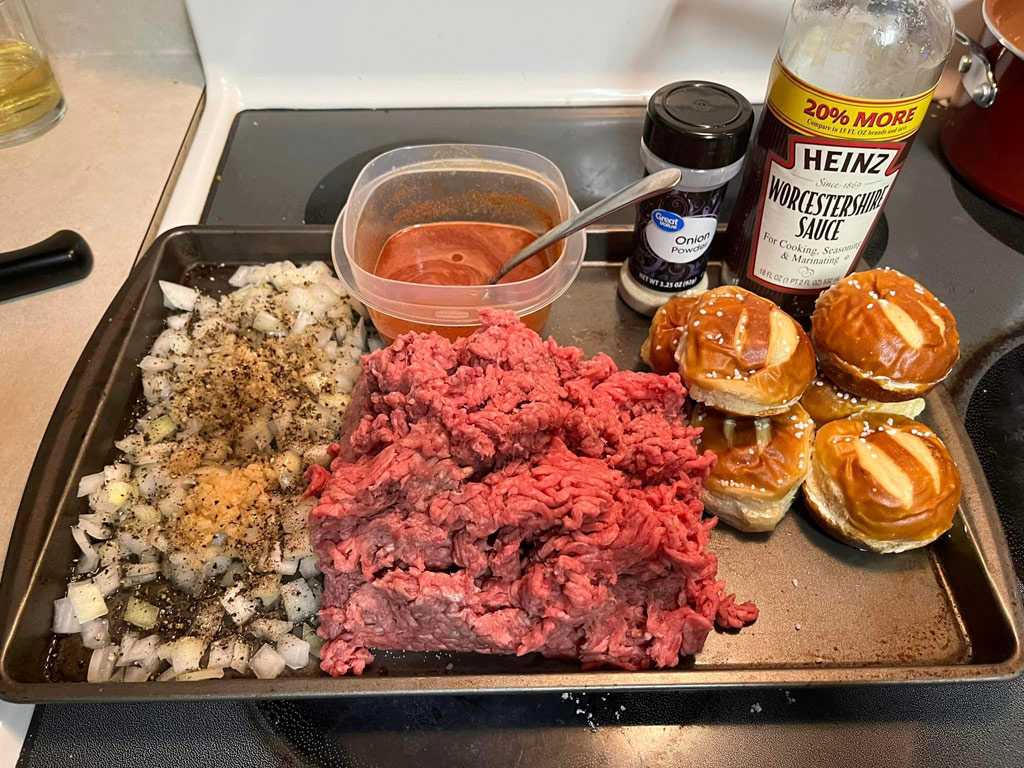Blackstone cooked sloppy joes