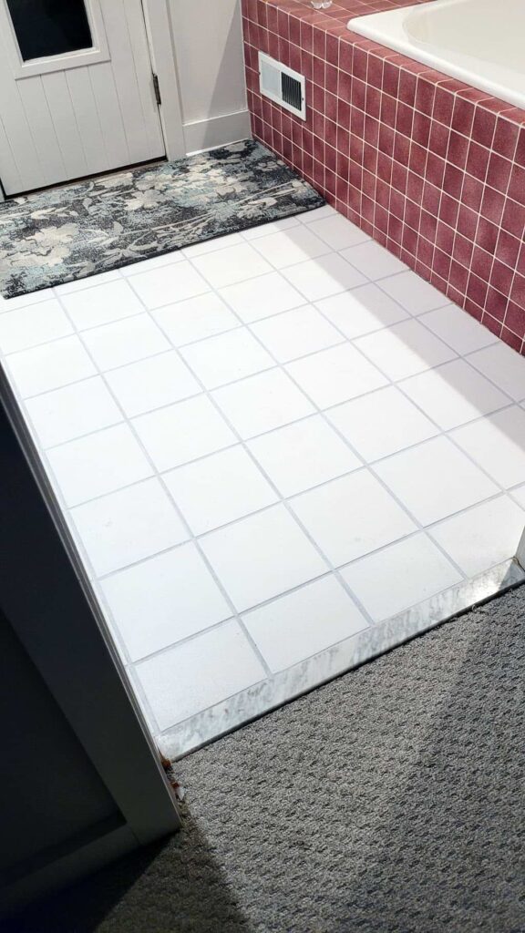 How to Restore or Change Stained Grout Color in Seconds 18 20230219 183912Mid Century Tile Grout Color Changed