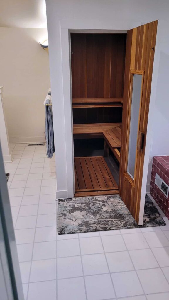 How to Restore or Change Stained Grout Color in Seconds 21 Sauna Mid Century Tile Grout Color Changed